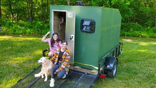 Utility Trailer Tiny House Camping (DIY Build)