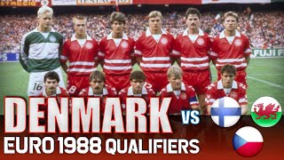 DENMARK Euro 1988 Qualification All Matches Highlights | Road to West Germany