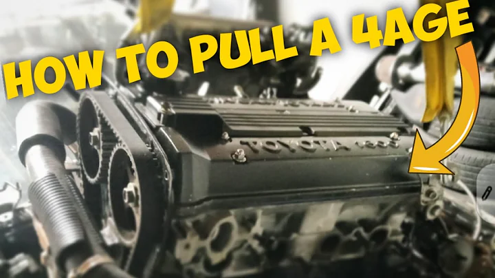 How to pull a 4AGE Engine! |Ae92 Corolla GTS  Engine Removal Guide!!