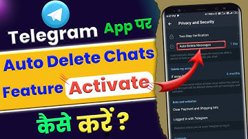 Telegram Per Auto Delete Messages Ko Active Kaise Kare || enable auto delete messages on telegram |