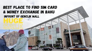 Best Place To Get A Sim Card And Change Money In Baku(Azrcell)-Metro#ShoppingMall#Baku#Shopping