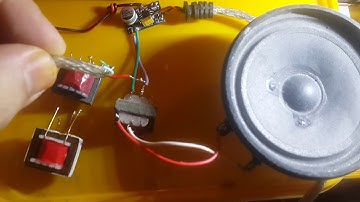 Red Transformer for amplifier isolation RED CHOCK