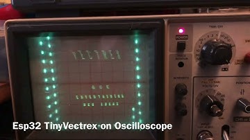 Esp32 Vectrex Oscilloscope