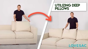 Utilizing Deep Pillows for Sactionals w/ Shawn Nelson | Product How-To Series w/ Lovesac CEO