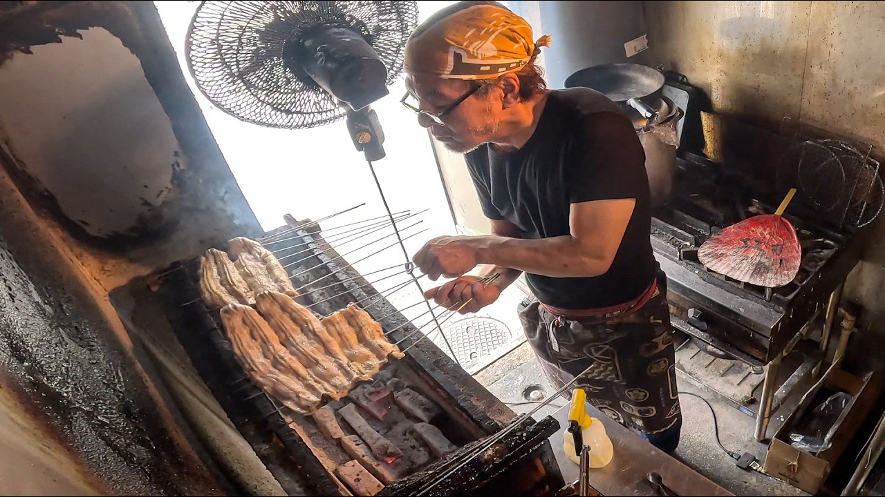 まだバレてないうまい鰻屋。圧倒的こだわりで常連客を虜にさせる超多忙店主の１日がすごい丨Grilled Eel Master - Japanese Street Food