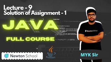 #09| Assignment 1 Solution | Core Java For Beginners