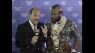 Mr. T Chicago promo - aired 8/8/87