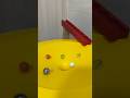 HABA Yellow Circle & Red Wave Slope + 8 Mixed Color Marbles #marbletrack #asmr #marblerun