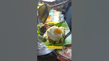 DI KASI ALAS DAUN PISANG DAN WAGYU JADI HABIS TIAP HARI !
