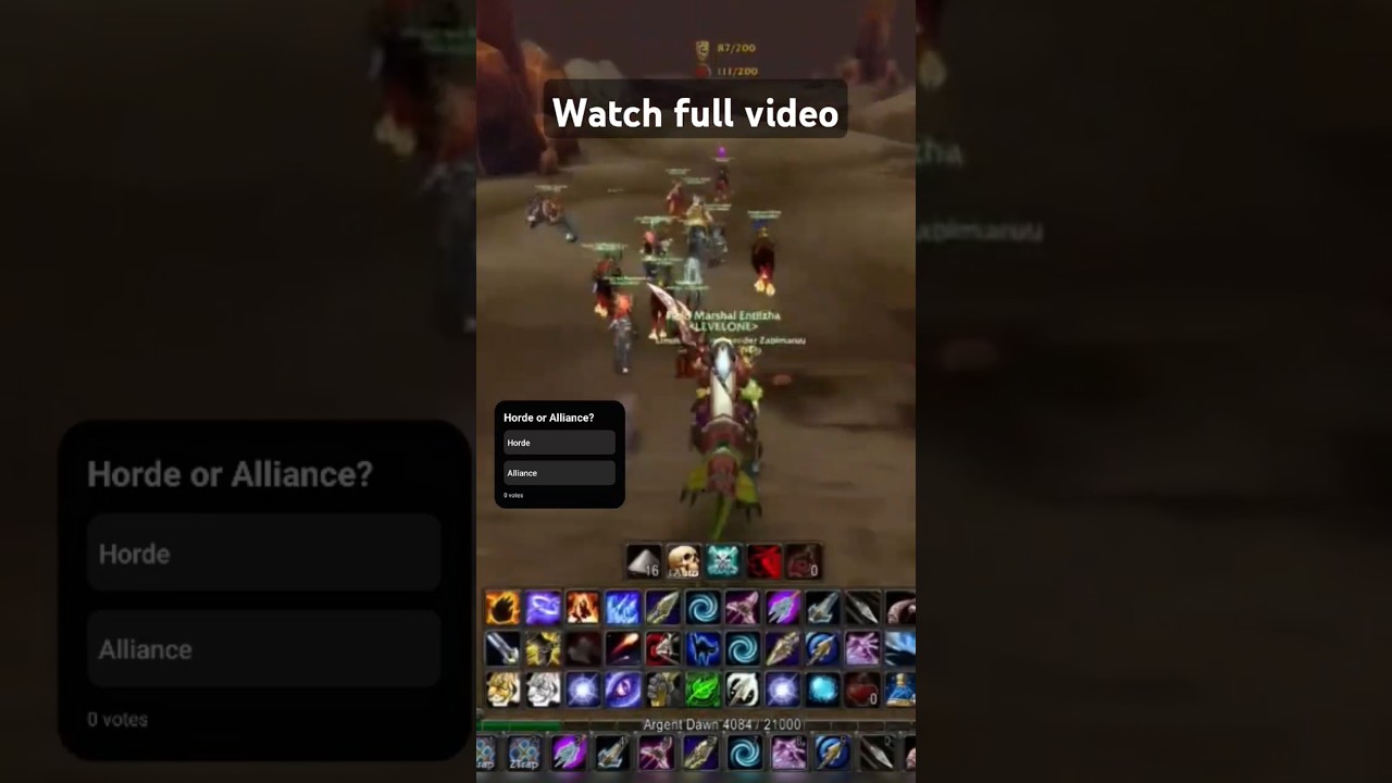 LEVELONE Phase 6 HYPE shorts Horde or Alliance? 