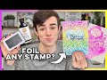 Foil Any Stamped Image? - Testing Heidi Swapp Toner Ink Pad!