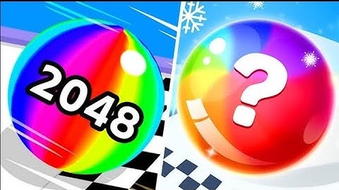 Ball Run 2048 - Gameplay Walkthrough  Infinity Mode New Best Record 8064AN (iOS, Android)