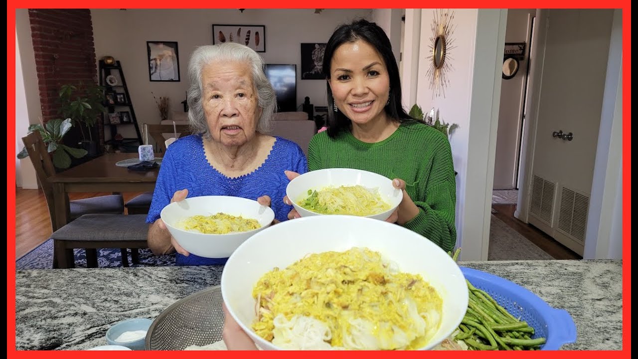 Khmer Fish/Lemongrass flavored Noodle