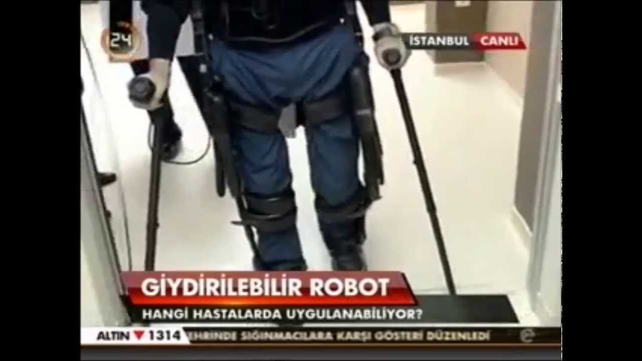 Felçlilere Umut Işığı - Robotik Rehabilitasyonda Devrim - Giyilebilir Robot - TV 24 - Kasım 2013