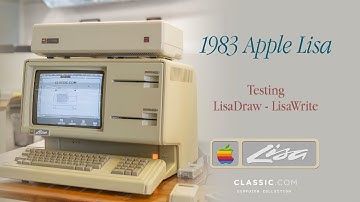 1989 Apple Lisa Project – First Test: Drawing & Writing on a Lisa