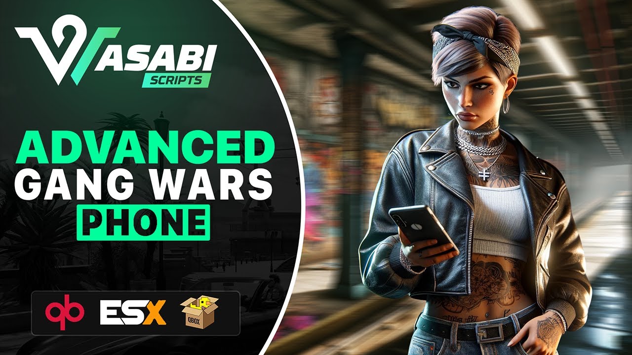 Wasabi's FiveM Gang Wars Phone [ QBCore / ESX ] YouTube