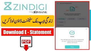 How To Download Zindigi App Statement Pdf in 2025? screenshot 2