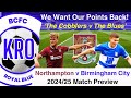 Northampton Town v Birmingham City 2024/25 Pre-Match Analysis; Key Players, Stats, Line Ups #259