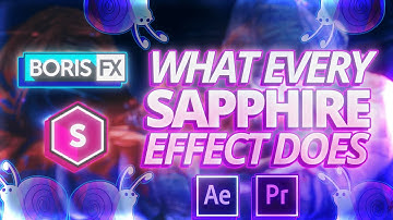 What Every Boris Sapphire Effect Does 2022 [After Effects]