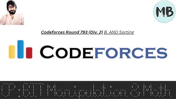 51. Codeforces Round 793 (Div  2) B. AND Sorting : JAVA