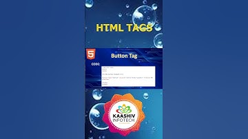 Button and Dialog Tag in HTML - internship for web development - kaashiv infotech review #kaashiv