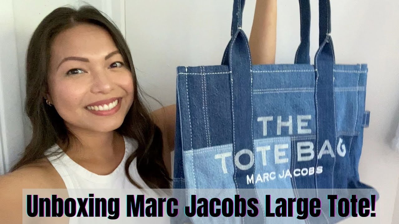 MARC JACOBS TOTE BAG UNBOXING/REVIEW 
