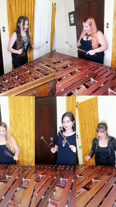 Bella Ciao de “La Casa de Papel” en Marimba / V4jor Sisters 🤩 #netflix #lacasadepapel