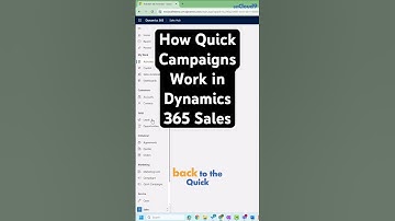 How Quick Campaigns work in Dynamics 365 Sales #Dynamics365