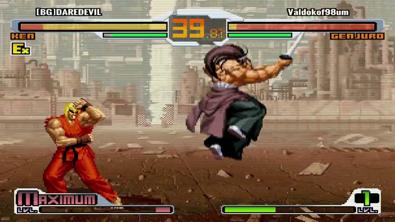 Ken vs Genjuro - SNK VS CAPCOM SVC CHAOS online