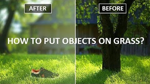 How to put any object on the grass? |Photoshop Tutorial|Plain TxT| Master Jam