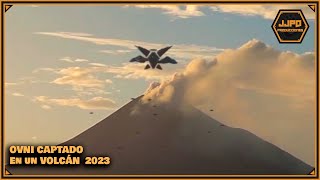Impactante!!! avistamiento OVNI captado sobre un volcán de Nicaragua 2023 ¿Real?