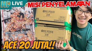 MISI PENYELAMATAN ACE KOMIK 20 JUTA!! Live Box Break Paramount War - One Piece Card Game