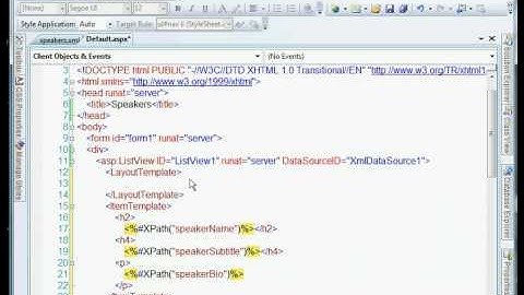 How To Pull Data From An XML File Using ASP.NET
