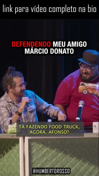 imagem do vídeo DEFENDENDO O MÁRCIO DONATO com Humberto Rosso #shorts