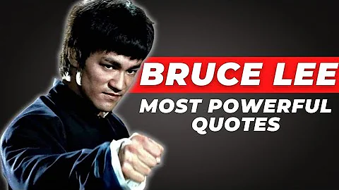 THE Greatest Bruce Lee Quotes [POWERFUL]