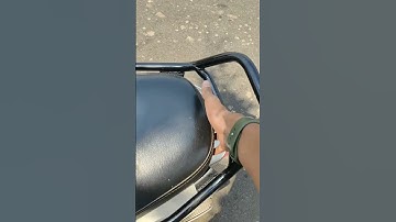 How To Unlock Boot of access 125 without switching off engine 🤫 #shorts