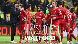 Inside Watford: Watford 0-5 Liverpool | Away end goes crazy for Mane, Salah & Firmino
