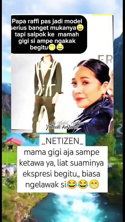 Moment Raffi Ahmad jadi model di ketawain Nagita Slavina😂