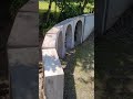 History of my home made concrete viaduct #short #gardenrailway