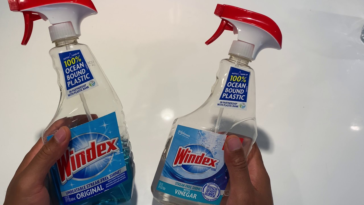 Windex Vinegar vs Windex Original 