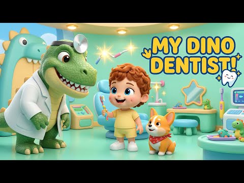 The friendly dinosaur dentist! A brave adventure to keep your teeth sparkling | Chuns Chuns