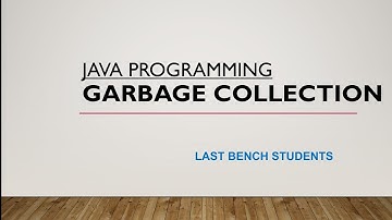 Garbage Collection | JAVA | More usefull content in description👇| @LastBenchStudents3 #video #java