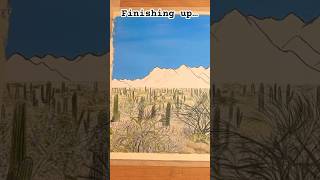 Finishing up the Cactus Heaven 🎨 #art Finishing up the Cactus Heaven 🎨 #art