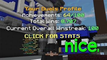 100 Winstreak in Hypixel Duels | Montage