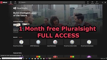 HOW TO GET 1 MONTH FREE PLURALSIGHT FULL ACCESS