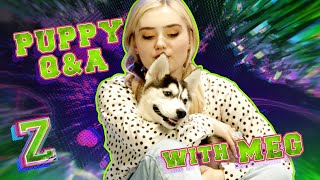 Meg Donnelly Puppy Q&A Challenge! 🐶 | ZOMBIES 2 | Disney Channel