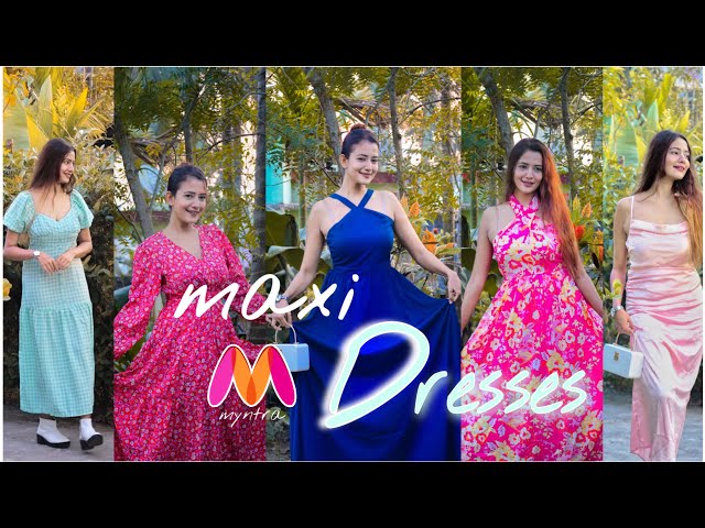 Myntra kurti haul for Cocktails & wedding Gown, Dress, suitset on Discount  shopping with Vaishali - YouTube