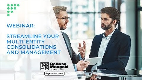 Streamline Your Multi-Entity Consolidations and Management