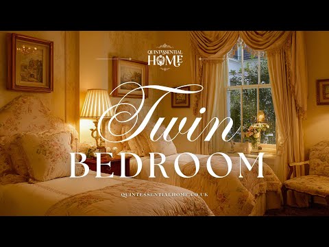 English Twin Bedroom