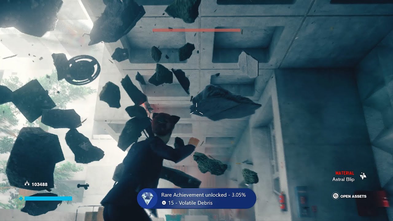 Control - Master Parautilitarian Achievement & Volatile Debris Achievement (Trophy)